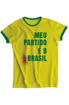 Camiseta - Meu partido é o Brasil