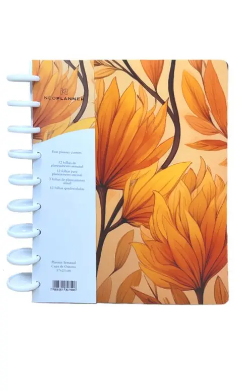 Planner Semanal Neoplanner Grid - Capa Outono