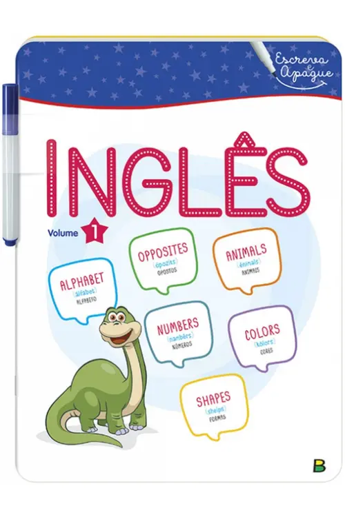 Aprenda em Casa - Escreva e Apague: Inglês V1
