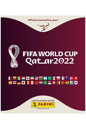 Álbum Capa Brochura Copa Do Mundo Qatar 2022