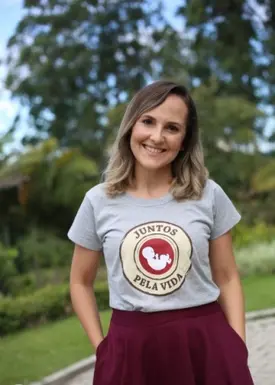 Camiseta Babylook - Juntos pela Vida