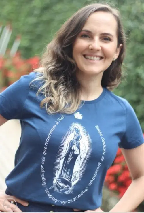 Camiseta Babylook - Nossa Senhora de Guadalupe