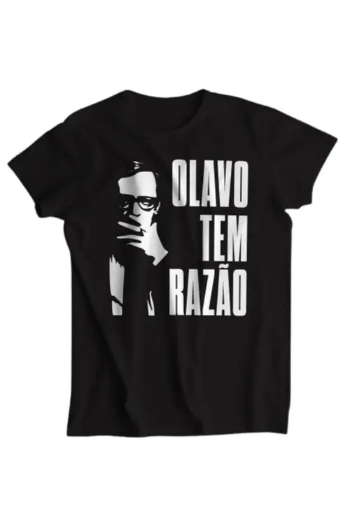 Camiseta Baby Look - Olavo tem Razão