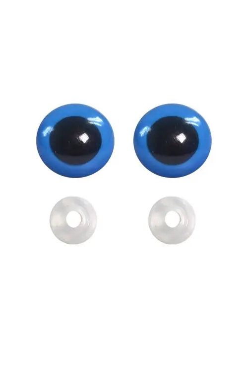 Olho com Trava para Amigurumi - 16mm (10 pares)