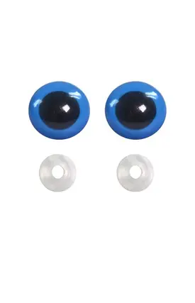 Olho com Trava para Amigurumi - 16mm (10 pares)