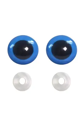 Olho com Trava para Amigurumi - 20mm (10 pares)