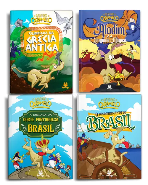 As aventuras de Caramelo (4 volumes)