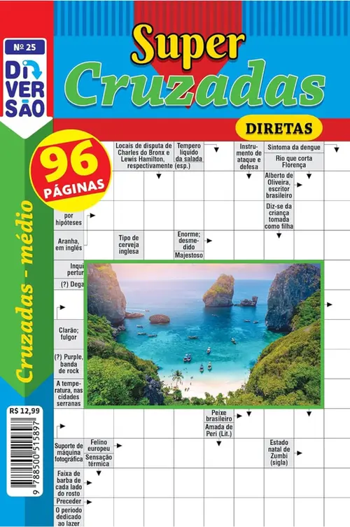 Livro Diversão Super Cruzadas Diretas Ed 25