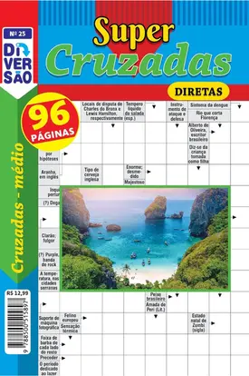Livro Diversão Super Cruzadas Diretas Ed 25