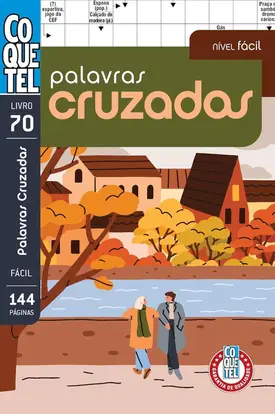 Livro Coquetel Palavra Cruzada Nível Fácil Ed 70
