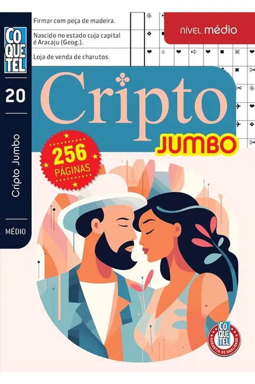 Livro Coquetel Jumbo Cripto Nível Médio Ed 20