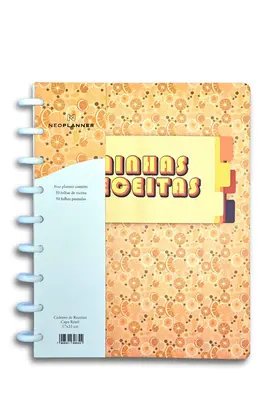 Caderno de Receitas - Capa Retrô
