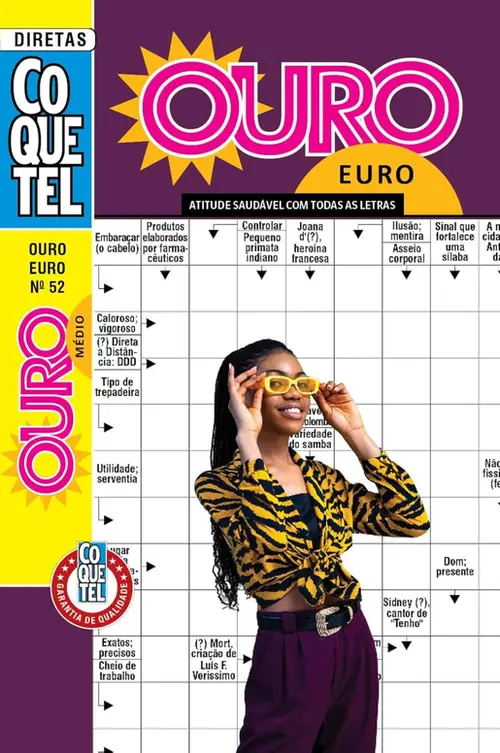 Livro Coquetel Ouro Euro Ed 52