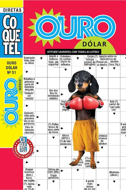Livro Coquetel Ouro Dólar Ed 51