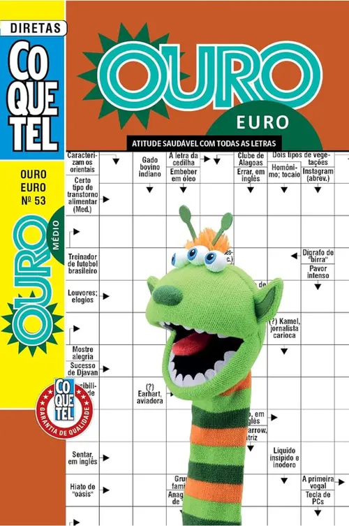 Livro Coquetel Ouro Euro Ed. 53