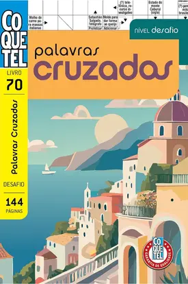 Livro Coquetel Palavra Cruzada Desafio Ed. 70