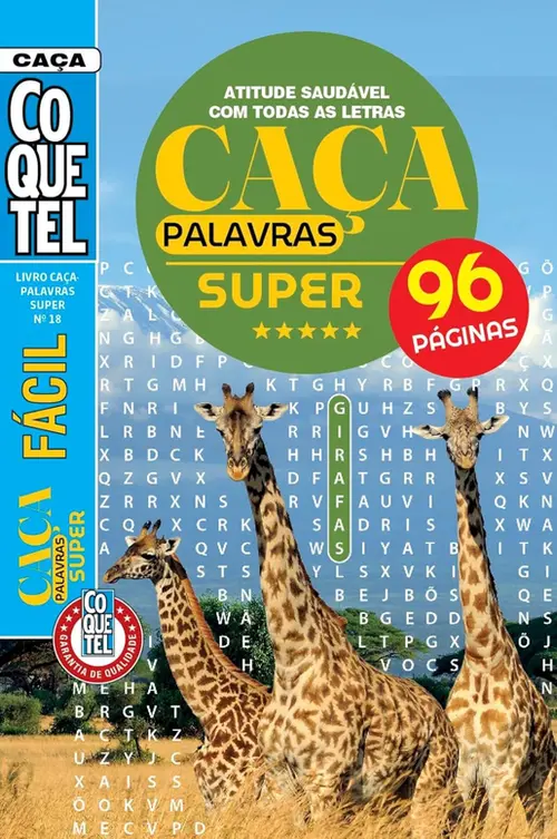 Livro Coquetel Caça-Palavras Super Ed. 18