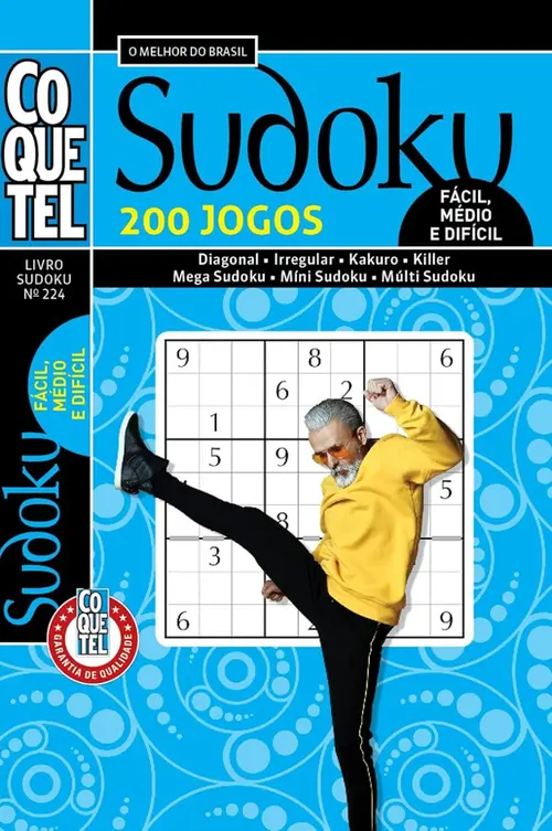 Livro Coquetel Sudoku Ed. 224