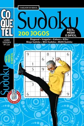 Livro Coquetel Sudoku Ed. 224