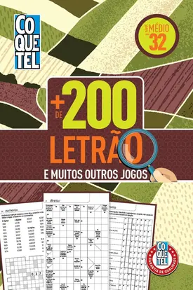 Livro Coquetel Mais de 200 Letrão Ed. 32