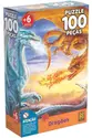 Quebra-cabeça - 100 peças - Dragões