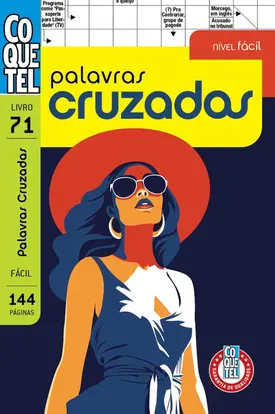 Livro Coquetel Palavras-Cruzads Fácil Ed. 71