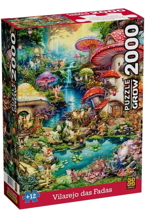 Quebra-cabeça - 2000 peças - Vilarejo das Fadas