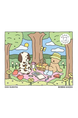 Dias quentes (Spring Summer) – Livro de colorir oficial Bobbie Goods