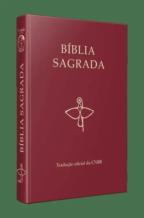 Bíblia Sagrada Capa Vinho Tradução Oficial da CNBB - 6ª Edição