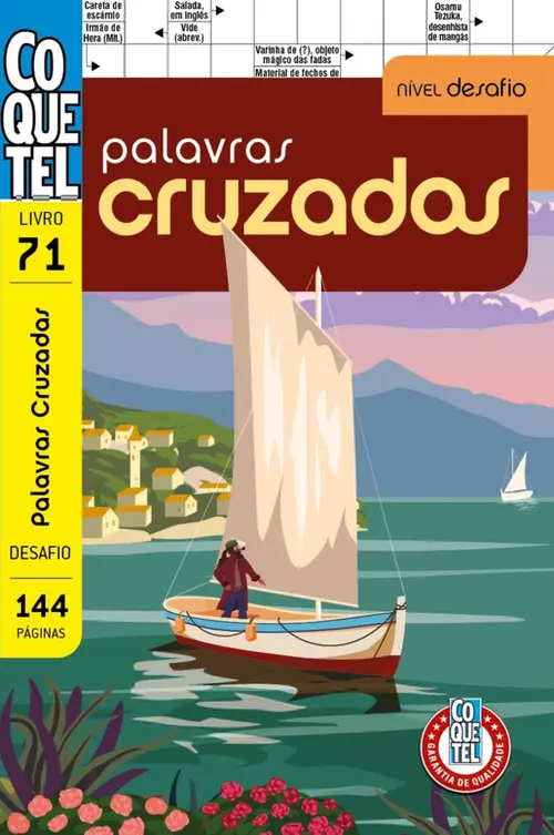Livro Coquetel Palavras-Cruzadas Desafio Ed. 71