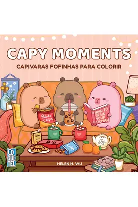 Capy Moments: Capivaras Fofinhas Para Colorir
