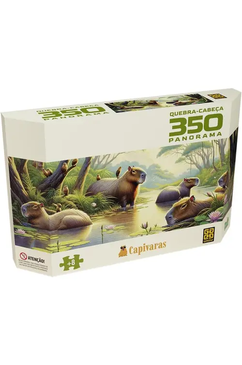 Quebra-Cabeça - 350 peças - Panorama Capivaras