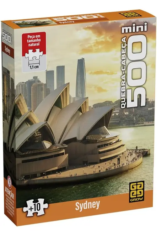 Quebra-Cabeça - 500 peças Mini - Sydney