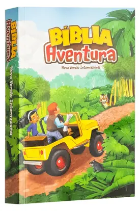 Bíblia Aventura para crianças, NVI, edição especial com bolsa azul