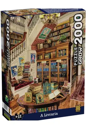 Quebra-cabeça A Livraria 2000 Peças - Grow