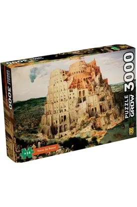 Quebra-cabeça 3000 peças Torre de Babel - Grow