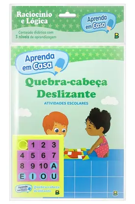 Aprenda em Casa Quebra-cabeça deslizante