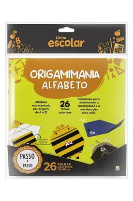 Linha Escolar OrigamiMania Alfabeto