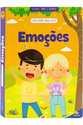 Livro Quebra-Cabeca Palito: Emoções