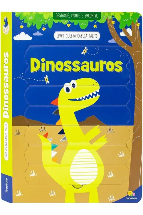 Livro Quebra-Cabeca Palito: Dinossauros