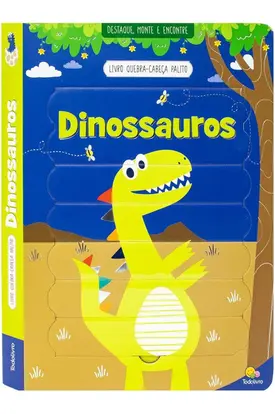 Livro Quebra-Cabeca Palito: Dinossauros