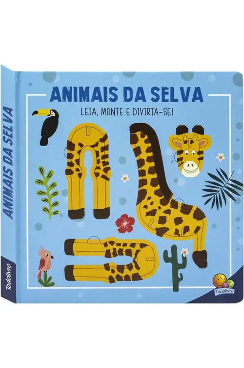 Leia, Monte e Divirta-se! Animais da Selva