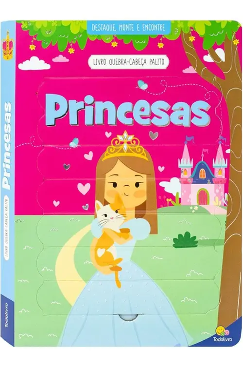 Livro Quebra-Cabeca Palito: Princesas