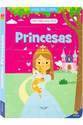Livro Quebra-Cabeca Palito: Princesas