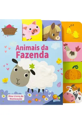 Meu Livro de Nomeação - Abas e Texturas: Animais da Fazenda