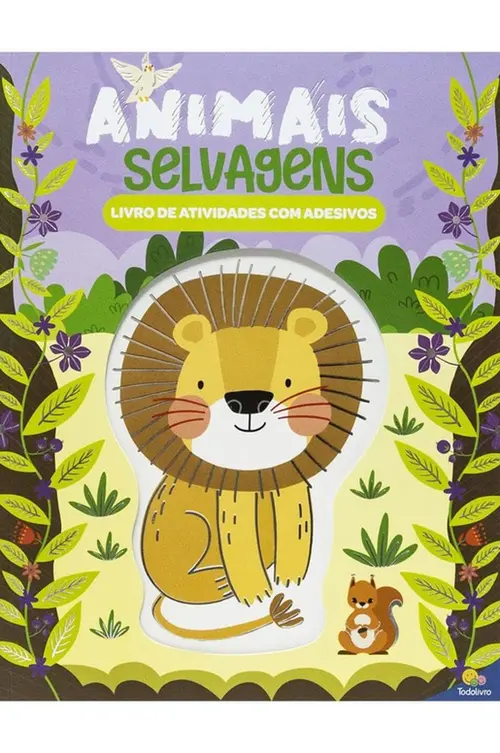 Diversão & Adesivos: Animais Selvagens
