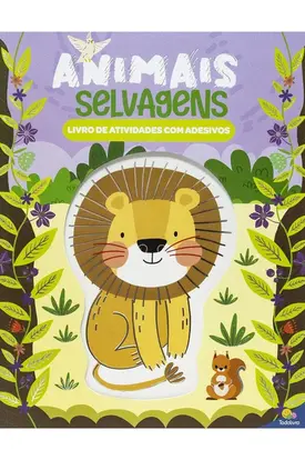 Diversão & Adesivos: Animais Selvagens
