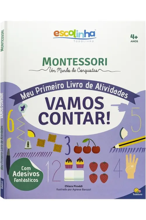 Escolinha MONTESSORI Meu P livro Atividades: Vamos Contar!