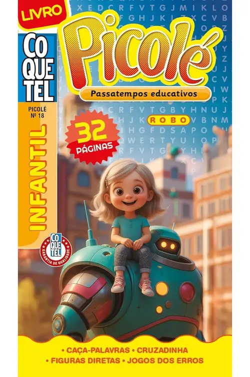 Livro Coquetel Picolé 18: Passatempos educativos