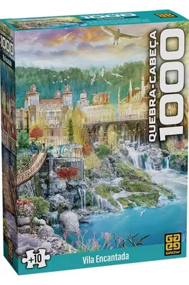Quebra Cabeça 1000 peças Vila Encantanda - Grow